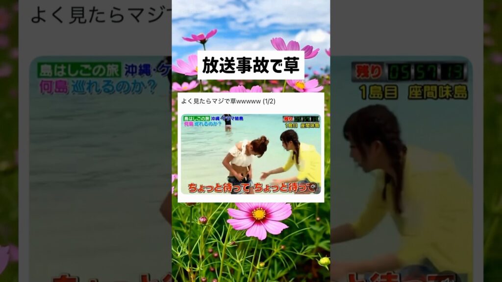 放送事故で草