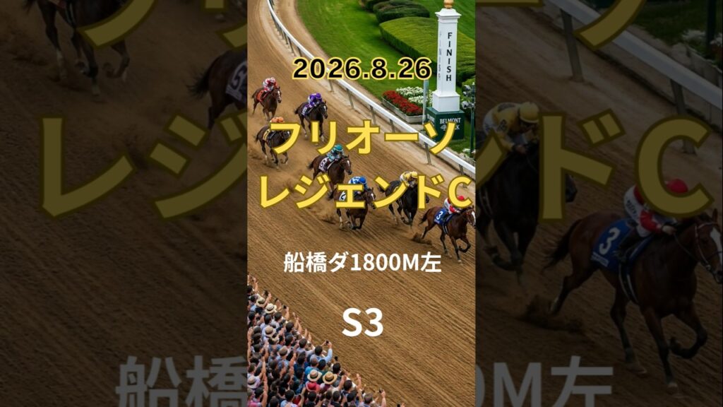 【フリオーソレジェンドC】上位5頭予想！南関東重賞、フリオーソレジェンドカップの開催です。