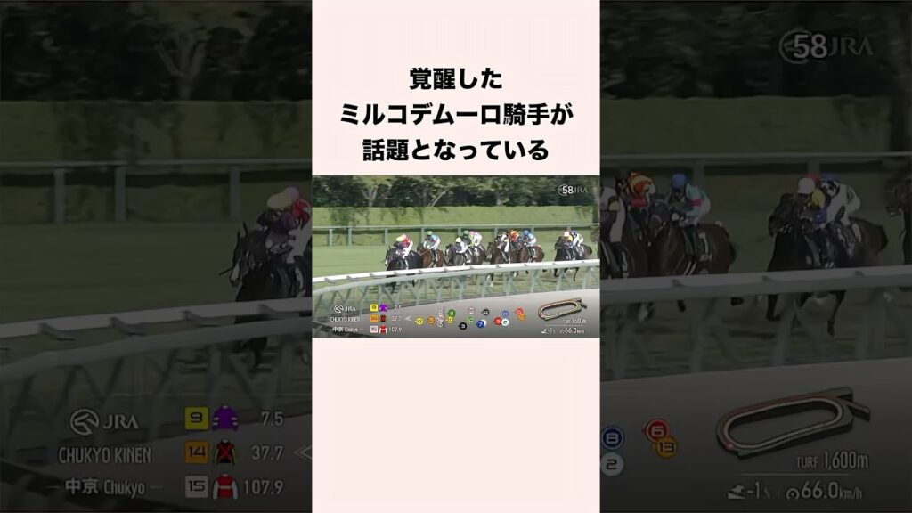 覚醒したミルコデムーロ騎手が話題となっている #競馬 #競馬予想 #shorts