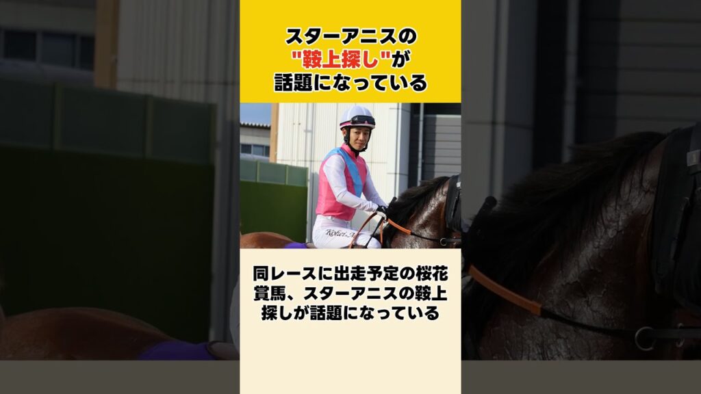 【某外国人ジョッキー？】スターアニスの鞍上に大物騎手の名前が!? #競馬 #競馬予想 #shorts