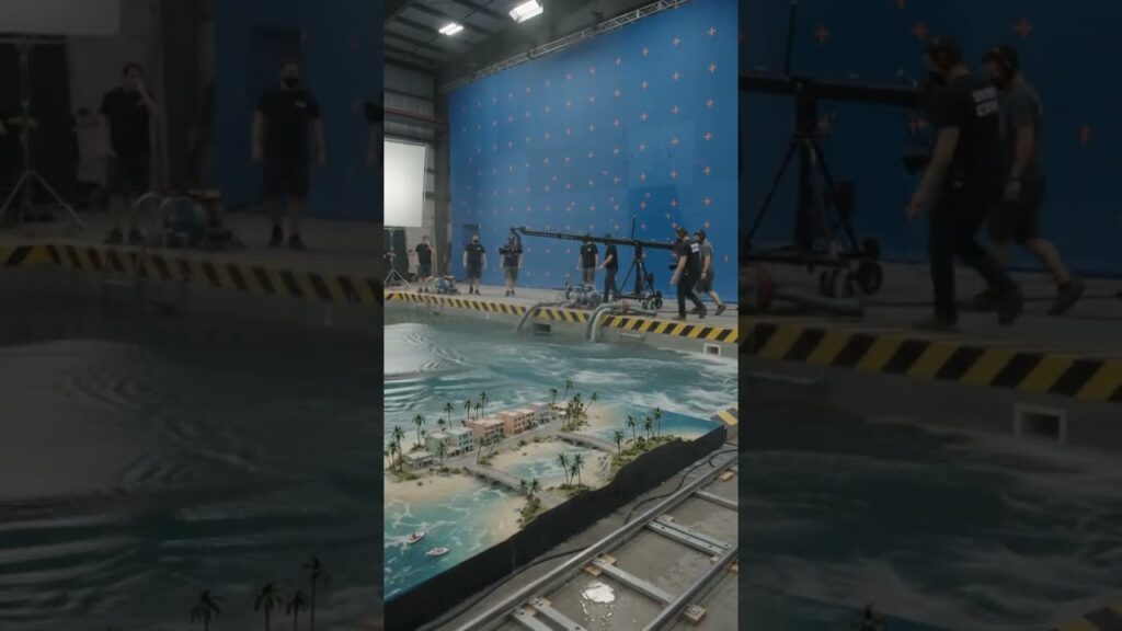 🌊 What If a Giant Tsunami Hit a Tiny City Model? 😱 #Shorts