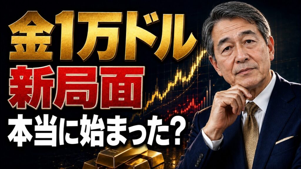 金価格の次なる上昇相場が始まった 1万ドルが視野に