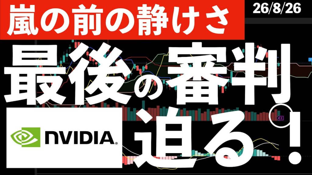 【嵐の前の静けさ】最後の審判!エヌビディア決算を控えた株式市場の動向は? #米国株 #日経平均 #sp500 #soxl #nvda 【嵐の前の静けさ】最後の審判!エヌビディア決算を控えた株式市場の動向は? #米国株 #日経平均 #sp500 #soxl #nvda