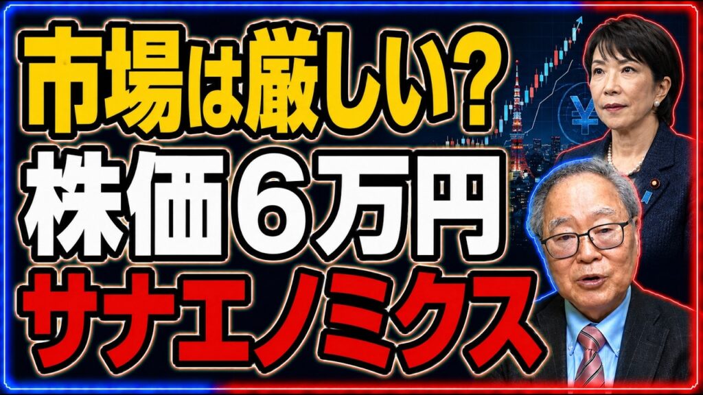 【日本人必見】「市場は厳しい」は本当？高橋洋一が株価6万円とサナエノミクスを解説