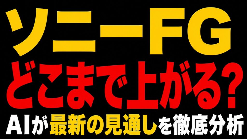ソニーFGどこまで上がる？AIが最新の株価見通しを徹底分析！