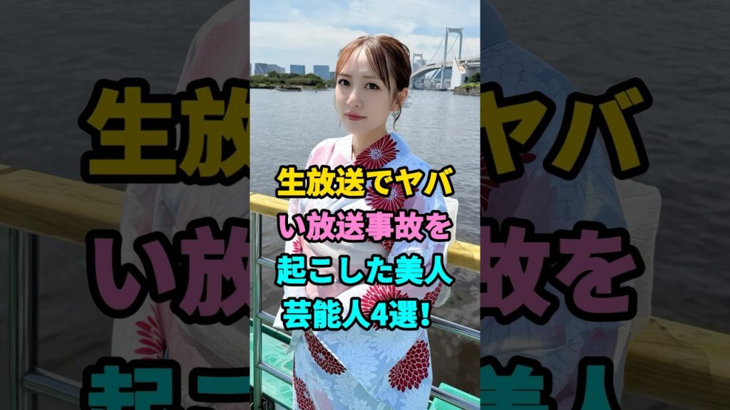 生放送中にヤバい放送事故を起こした美人芸能人4選‼️#雑学ショート#雑学#プチ知識#40代ショート#女性芸能人 #youtubeshorts