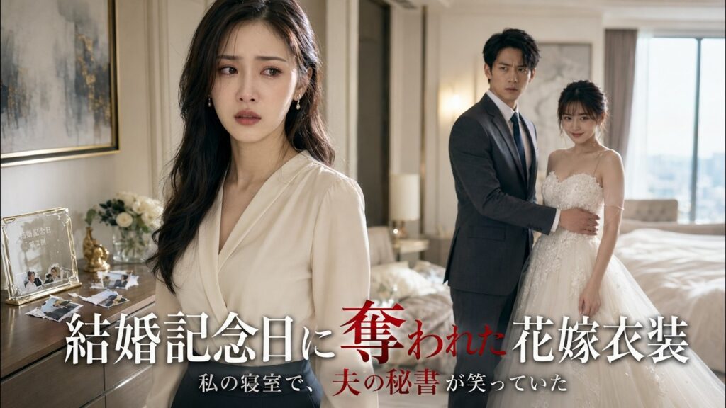 〖日本語吹き替え〗結婚7周年、夫の新人秘書が私のウェディングドレスを着て寝室まで占領していた。「もういい」私は離婚を決め、与えた全てを取り返す! 〖日本語吹き替え〗結婚7周年、夫の新人秘書が私のウェディングドレスを着て寝室まで占領していた。「もういい」私は離婚を決め、与えた全てを取り返す!