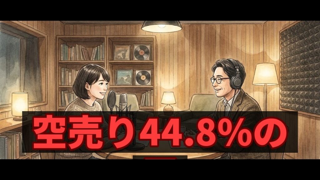 日経平均1889円安・空売り比率44.8%！パニック売りの正体と明日狙うべき優良株