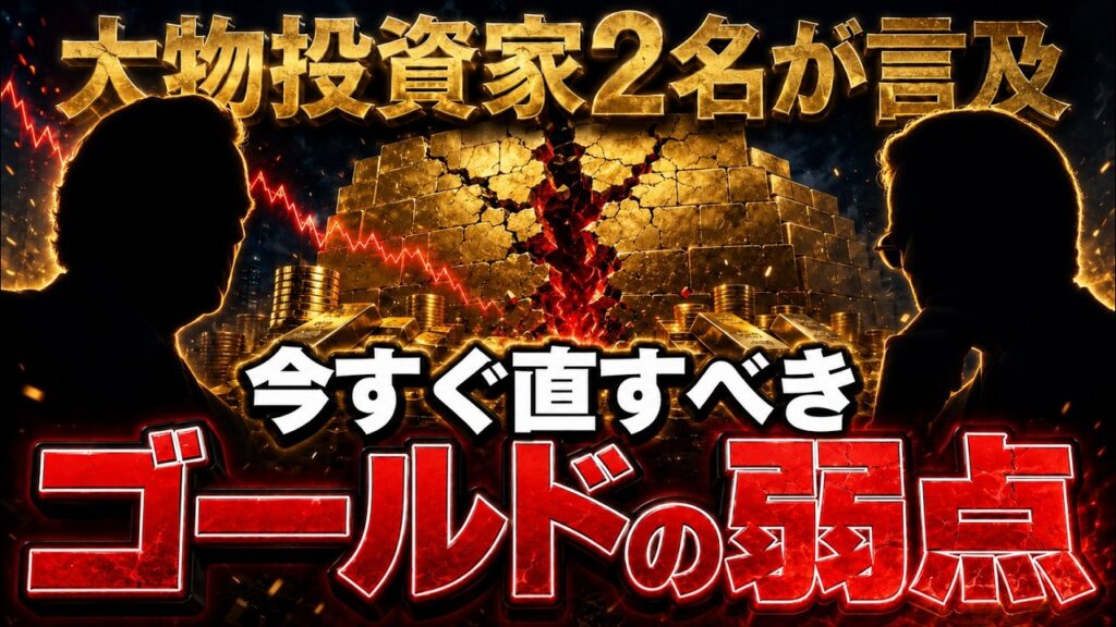 【警告⚠️】金価格20年停滞‼️プロのゴールド保有量と9割が知らない5年戦略