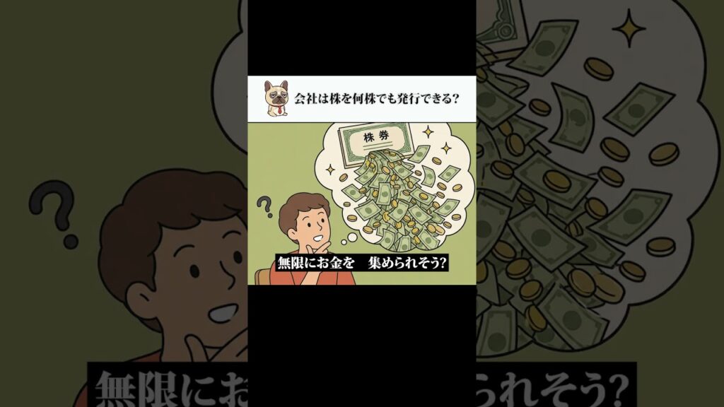 会社は株を何株でも発行できる？　ラップ解説