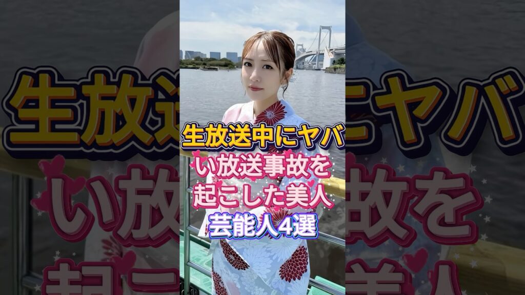 生放送中にヤバい放送事故を起こした美人芸能人4選 #芸能人 #fyp #高橋みなみ #石川梨華 #米倉涼子