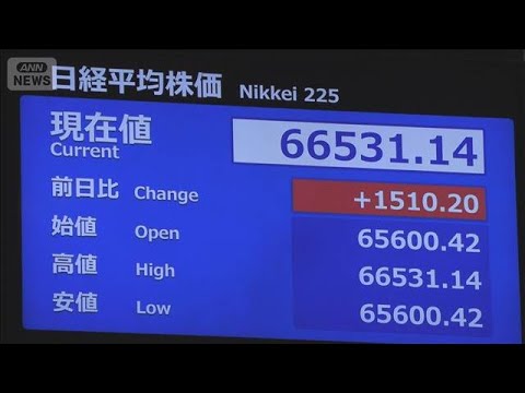 【速報】日経平均株価 6万6000円台回復 AI・半導体関連中心に買い戻し(2026年9月7日) 【速報】日経平均株価 6万6000円台回復 AI・半導体関連中心に買い戻し(2026年9月7日)