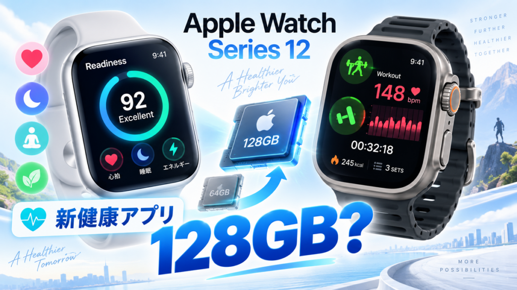 ASCII.jp：アップル「Apple Watch Series 12」128GBに？ 新アプリで体調管理も強化か