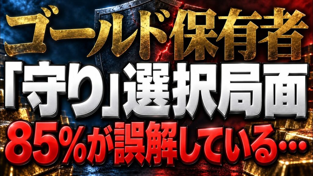 【要注意】金価格が6%目減りした‼️知らないと損するゴールドの相棒公開‼️