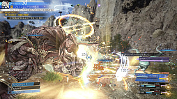 画像ギャラリー No.021のサムネイル画像 / 「FINAL FANTASY VII REVELATION」を先行体験。広大な世界を飛空艇「ハイウインド」で飛び回り，高低差のある新エリアを探索してきた