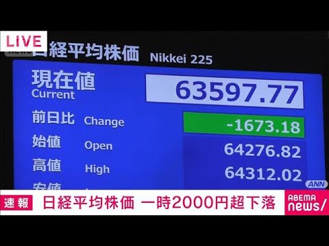 原油100ドル超えで日経平均が下落　中東情勢悪化から原油先物上昇(2026年9月11日)