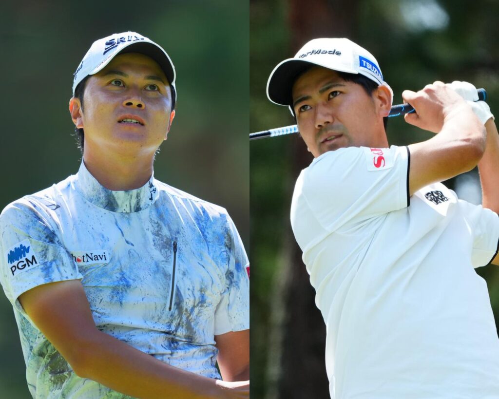 画像: 2日目に上位に入ったのは、大堀裕次郎（左）と石坂友宏（右）