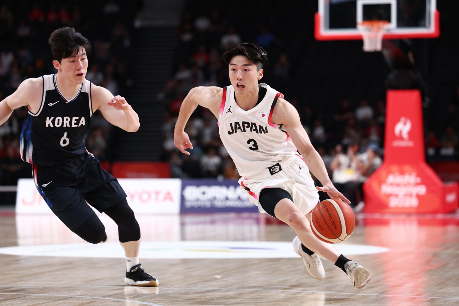 バスケ男子日本代表、3連勝ならず！ライバル韓国との全勝対決に敗れる　グループ2位で準々決勝へ【アジア大会】（TBS NEWS DIG Powered by JNN）