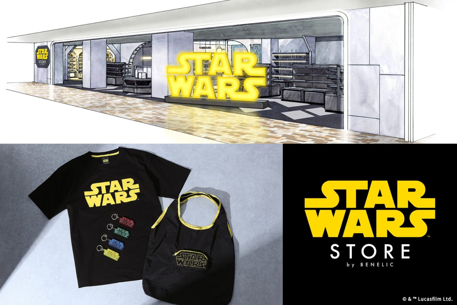 続報！日本初「スター・ウォーズ」のオフィシャルストア「STAR WARS STORE by BENELIC」が、2026年10月1日(木)より池袋PARCOにてオープン！オリジナルグッズの詳細を公開！