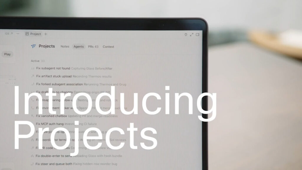 部下は数千のAIエージェント。Cursor「Projects」登場 - PC Watch