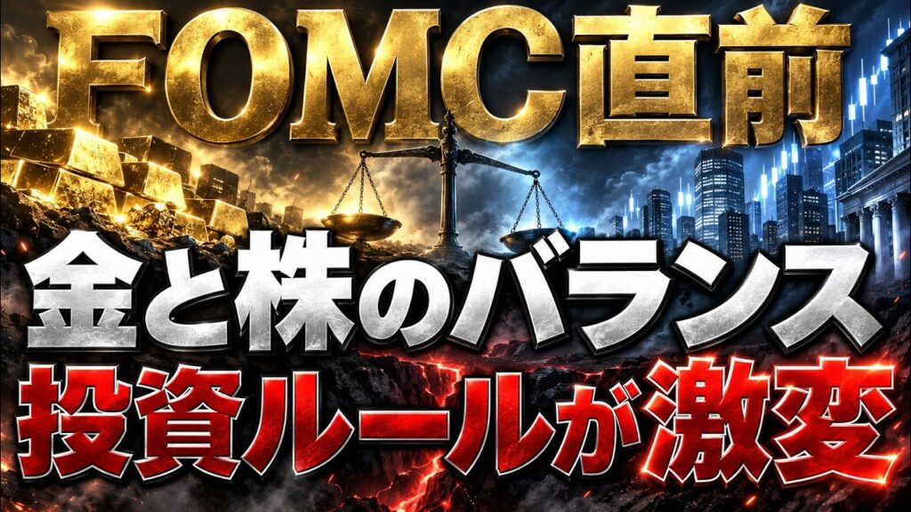 【最終警告⚠️】発表直後の金価格の値動きに騙されるな‼️ウォーシュ議長の発言で年末の一手を判断‼️