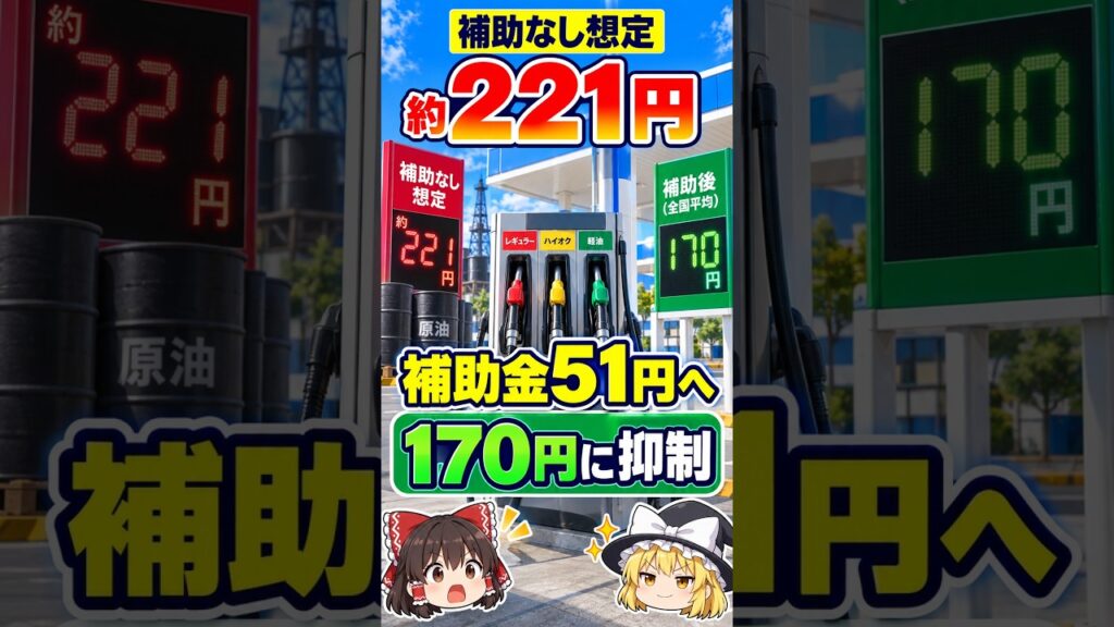 【1Lあたり51円】ガソリン補助金拡大!財源は税金 #ガソリン補助金 #ガソリン価格 #原油高 #物価高 #家計 #税金 #燃料費 #経済ニュース #ガソリン代 【1Lあたり51円】ガソリン補助金拡大!財源は税金 #ガソリン補助金 #ガソリン価格 #原油高 #物価高 #家計 #税金 #燃料費 #経済ニュース #ガソリン代
