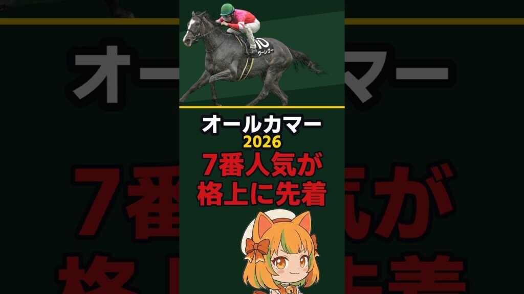 【オールカマー2026】想定7番人気の4歳牝馬が、秋華賞2着馬に先着していた意味 #shorts #競馬予想 #オールカマー #ヴーレヴー