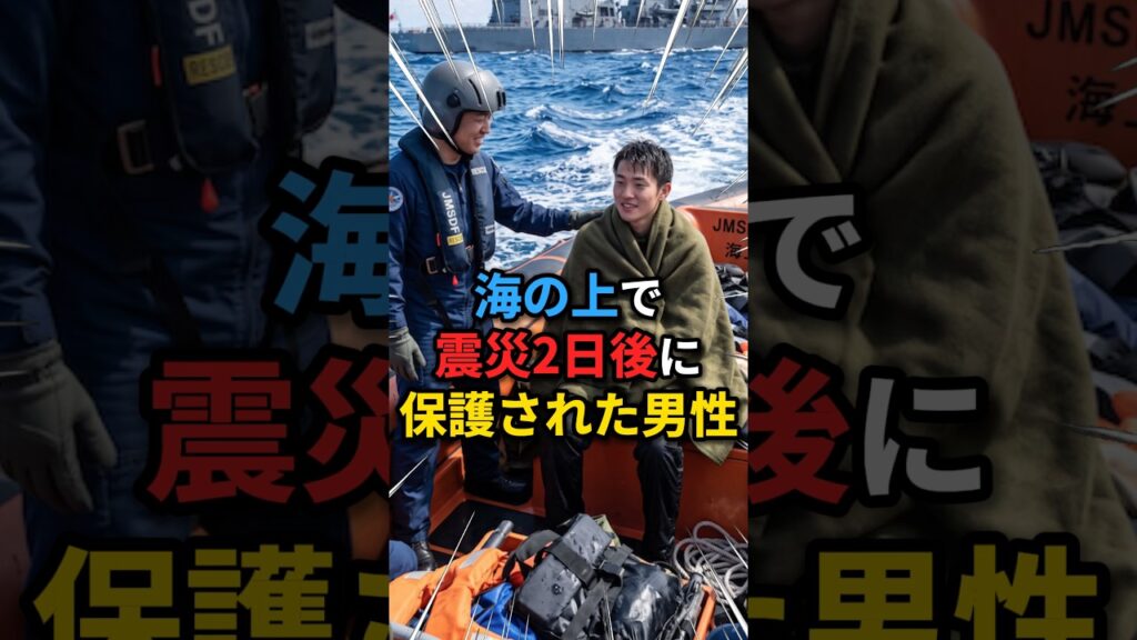 【自衛隊】津波に流された男性が2日後に海の上で見つかった話が泣ける #雑学 #自衛隊 #東日本大震災 #感動する話 #海