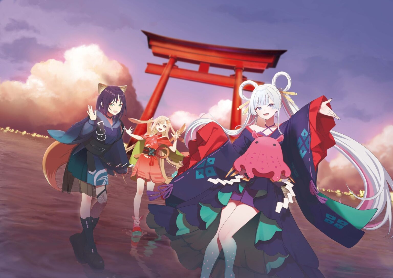 『超かぐや姫！』VRChatワールドが先行公開　彩葉とヤチヨの3Dモデルもお披露目 - KAI-YOU