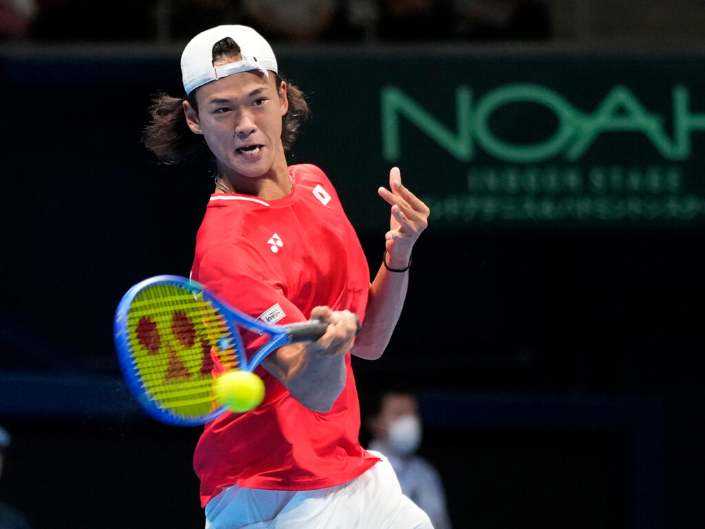 坂本怜が代表戦初勝利で日本が先勝 [デビスカップ日本対ニュージーランド／テニス]（テニスマガジンONLINE） - Yahoo!ニュース