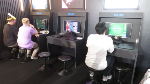 TGS2026会場で、世界初のプレイアブル出展が実現した『NEOGEO AES+』