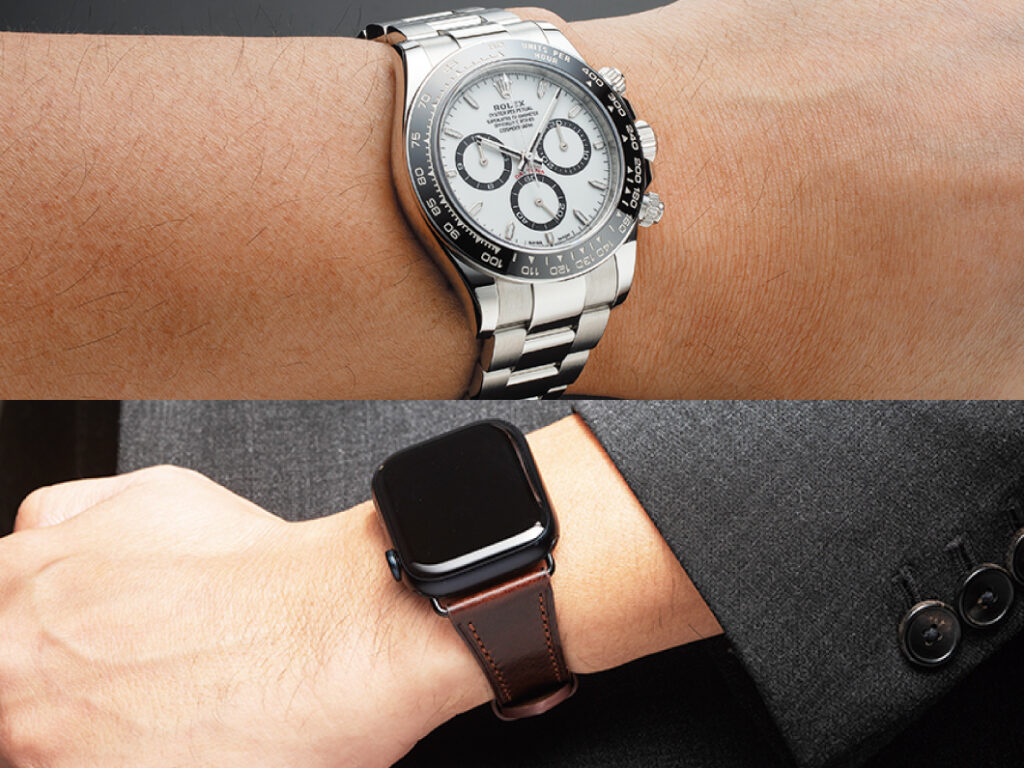 「結局、大人の最適解はどっち?」【新型Apple Watch vs ロレックス】現代の二大巨頭を4つの観点で徹底比較!|性別の垣根を超える腕時計 No.069 「結局、大人の最適解はどっち?」【新型Apple Watch vs ロレックス】現代の二大巨頭を4つの観点で徹底比較!|性別の垣根を超える腕時計 No.069