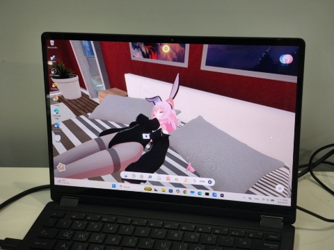 VTuberとコラボしたダーリンの画面