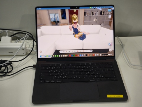MacOSで動作しているダーリンの画面