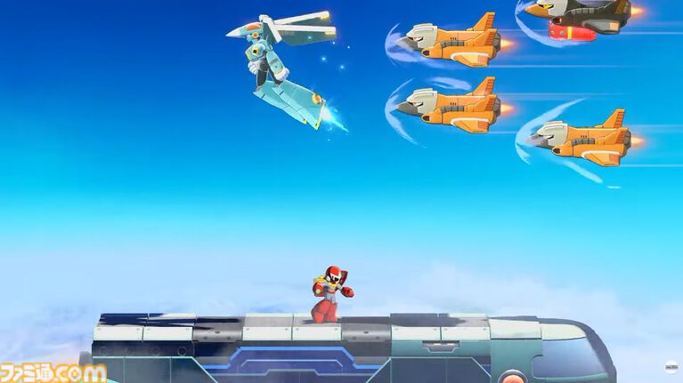 『ロックマン: デュアル オーバーライド』ボスキャラ“ジェットマン”が初公開。『ロックマン8』で登場した武器“アストロクラッシュ”もお披露目