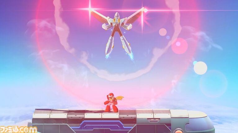 『ロックマン: デュアル オーバーライド』ボスキャラ“ジェットマン”が初公開。『ロックマン8』で登場した武器“アストロクラッシュ”もお披露目