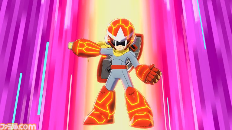 『ロックマン: デュアル オーバーライド』ボスキャラ“ジェットマン”が初公開。『ロックマン8』で登場した武器“アストロクラッシュ”もお披露目