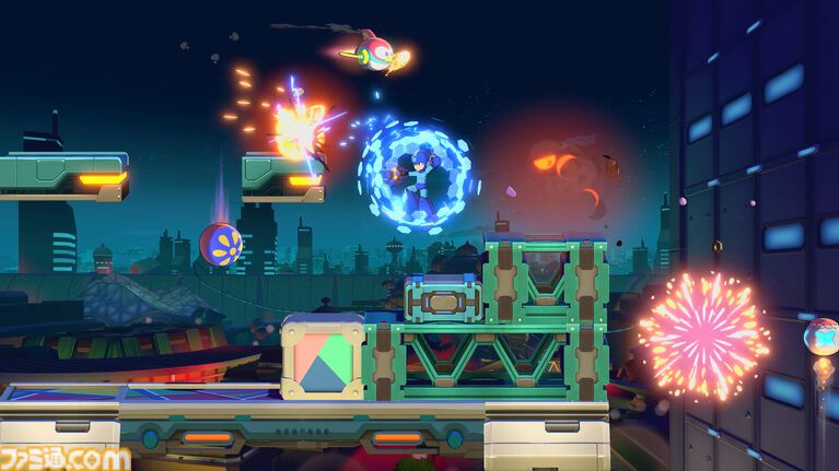 『ロックマン: デュアル オーバーライド』ボスキャラ“ジェットマン”が初公開。『ロックマン8』で登場した武器“アストロクラッシュ”もお披露目
