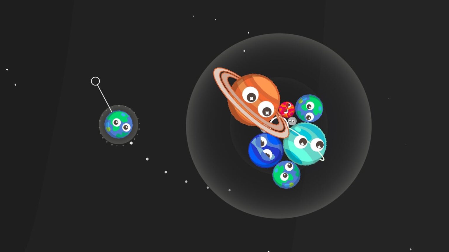 惑星を「投げて合体」重力パズル『Sputnika Game』Steamにて今ならまだ無料、9月23日に有料化へ。「非常に好評」なゲーム - AUTOMATON