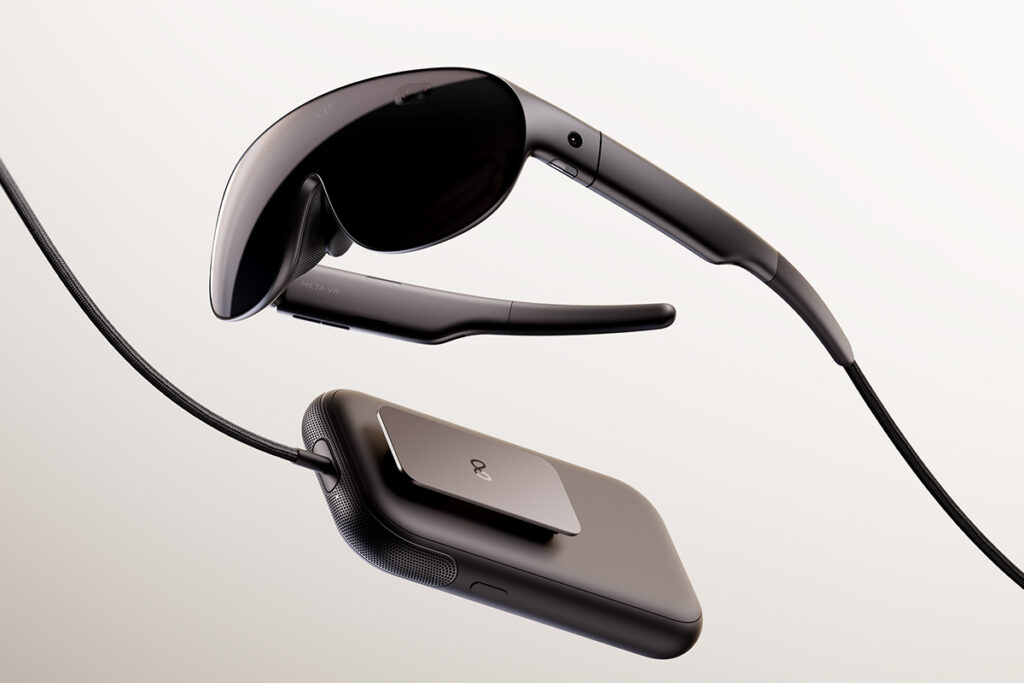 大幅に軽くなり，メガネのようにかけられるVR HMD「Meta VR Glasses」発表。発売時期は2027年春の予定
