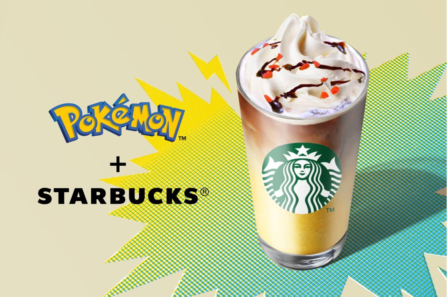 ポケモン+スターバックス「ピカチュウ ハニークリーム ラテ」ピカチュウカラーのはちみつ×キャラメル - ファッションプレス