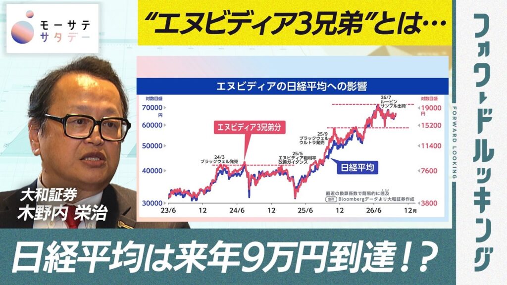 【モーサテサタデー】日経平均は来年9万円到達!?