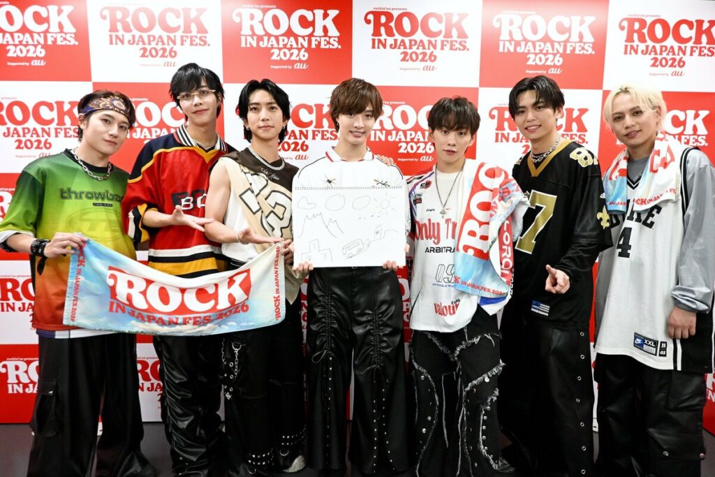 IMP. お絵かきリレーで“影山画伯”爆誕!?「こんなに優遇されるの?」横原30歳誕生日にロッキン初出演でメモリアルな1日に【ROCK IN JAPAN FESTIVAL 2026 レポ&インタビュー】 | めざましmedia IMP. お絵かきリレーで“影山画伯”爆誕!?「こんなに優遇されるの?」横原30歳誕生日にロッキン初出演でメモリアルな1日に【ROCK IN JAPAN FESTIVAL 2026 レポ&インタビュー】 | めざましmedia