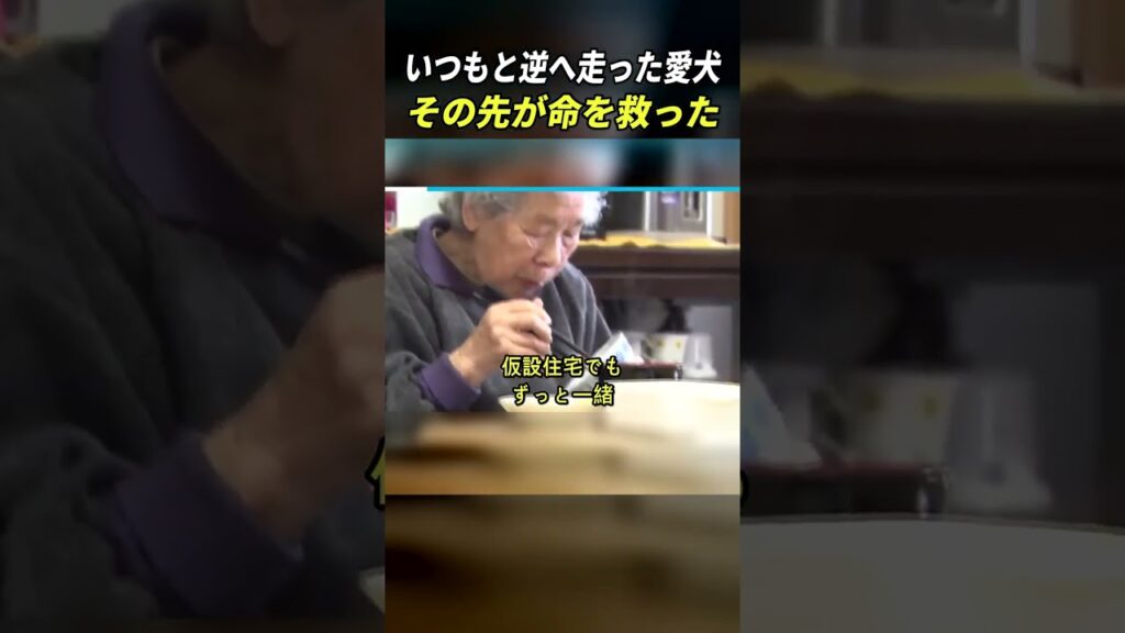 いつもと逆へ走った愛犬 その先が命を救った