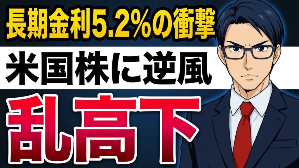 長期金利5.2%の衝撃　米国株に逆風　乱高下