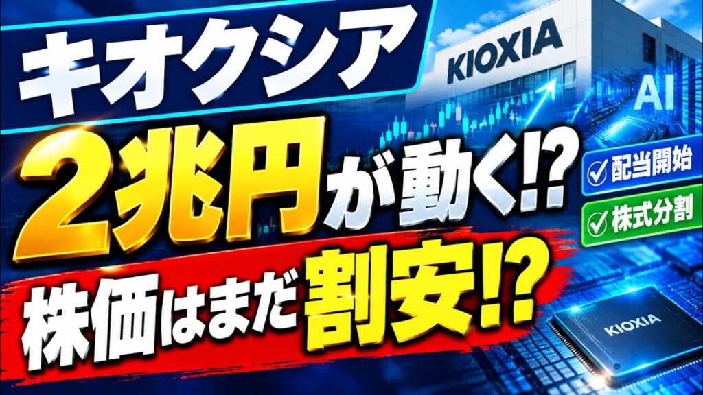 キオクシアに2兆円資金が注目!? 株価5万円台は「割安」なのか、業績・配当・分割を徹底分析