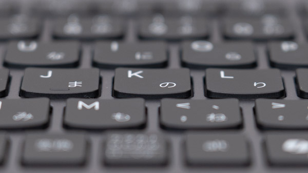 ThinkPad X1 2-in-1 Gen 11 Aura Editionのキーボード拡大写真