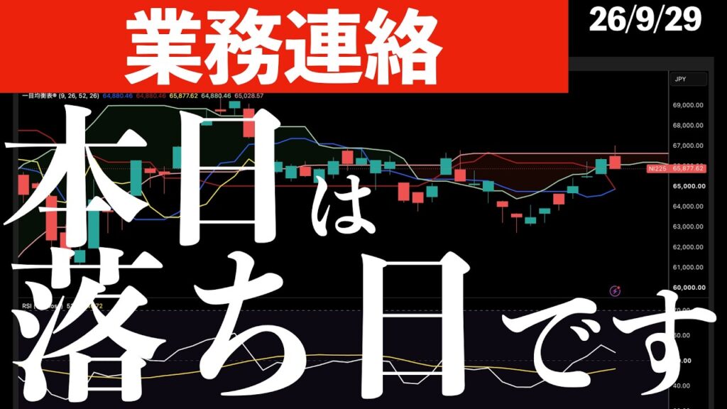 【業務連絡】本日は「落ち日」です。最新の米株動向に加えて、日本の権利落ち日の影響について　#米国株 #日経平均 #sp500 #soxl #nvda