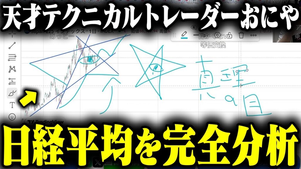 天才テクニカルトレーダーおにや、日経平均の未来を完全予測してしまう【o-228 おにや/株/雑談】【放送日 2026/9/29】