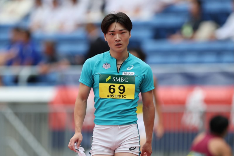 ハイレベルの100m!西岡尚輝10秒11「自分のレース貫きたい」小室、大石、山本の4人が10秒1台/日本IC